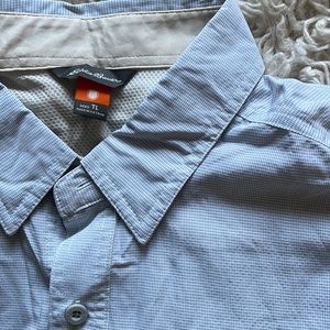 Sporty Eddy Bauer button down shirt